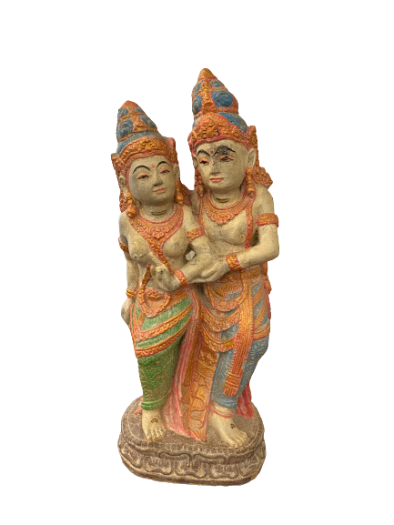 Götterpaar Shiva und Shakti stehend, 60cm